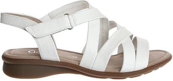 Gabor Witte Leren Comfort Sandalen White Dames - Foto 5