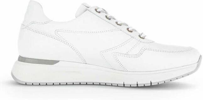 Gabor Comfort Wit-Zilveren Sneaker H-leest - Foto 3