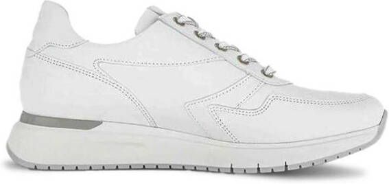 Gabor Comfort Wit-Zilveren Sneaker H-leest - Foto 4