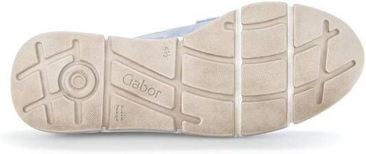 Gabor Elegante blauwe suède loafers met gouden detail Blue Dames - Foto 11