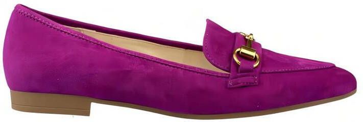 Gabor Instappers roze Suede Dames - Foto 6