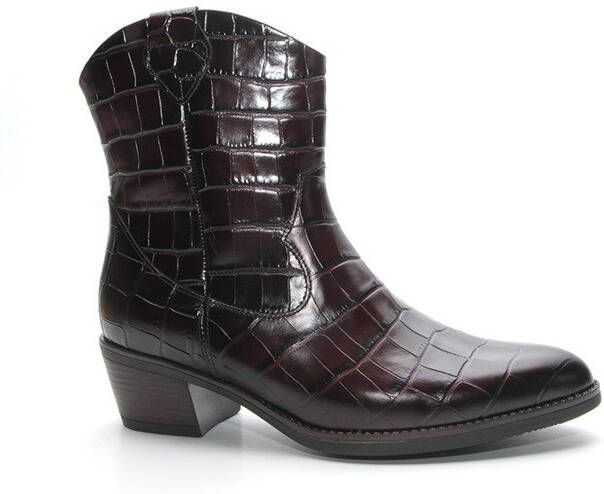 Gabor 31.600.53 Dames Enkellaars Bruin Krokoprint - Foto 5