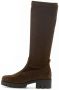 Gabor Velours Cognac Sportlaars met Rits Brown Dames - Thumbnail 2