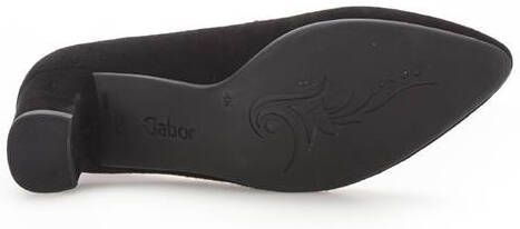 GABOR Pumps Dames 152 Maat: 39 Materiaal: Suède Kleur: Zwart - Foto 6