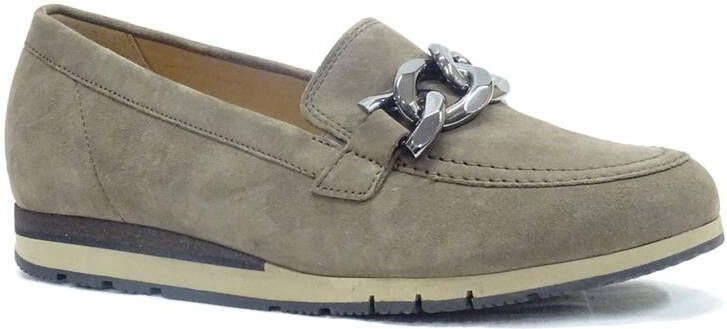 Gabor Velours Ballerina Sneaker Mocassin Stijl Brown Dames - Foto 8