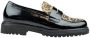 Gabor Zwarte lak mocassins met print Multicolor Dames - Thumbnail 2