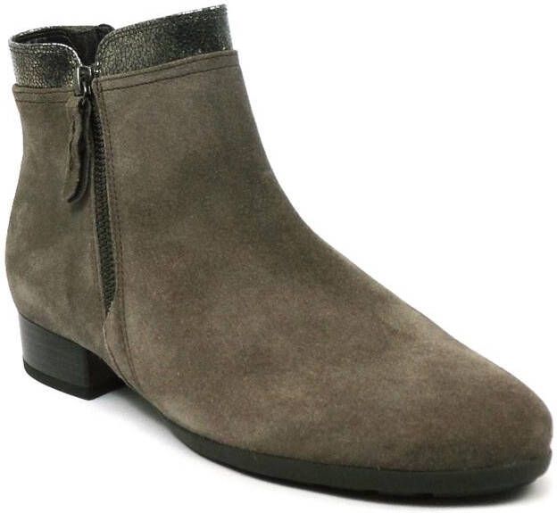 GABOR Enkellaarsjes Dames 718 Maat: 37 Materiaal: Suède Kleur: Taupe - Foto 17