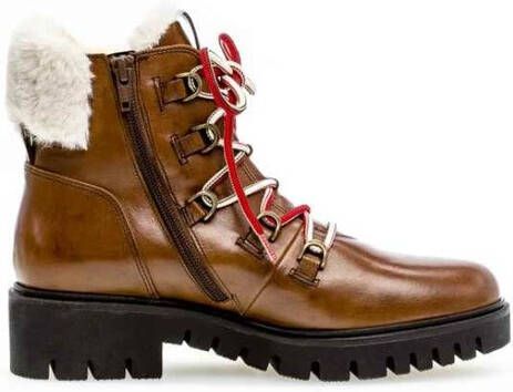 Gabor Mannen leer Laarzen Damesschoenen 32.785 Cognac - Foto 2