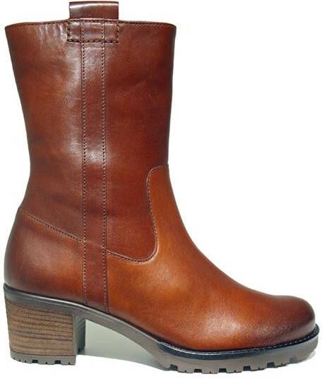 Gabor Elegante Leren Enkellaars met Luchtkamer Zool Brown Dames - Foto 5