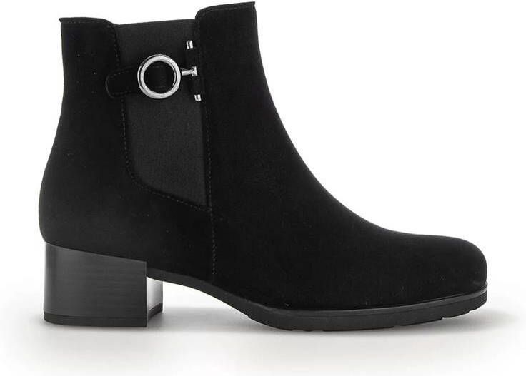 Gabor Enkellaarsjes zwart Suede Dames - Foto 3
