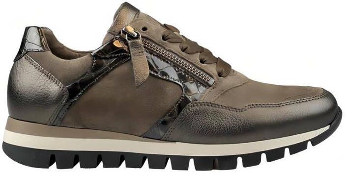 Gabor Stijlvolle Sneakers Dream MetCerv Kroko Bruin Dames - Foto 9