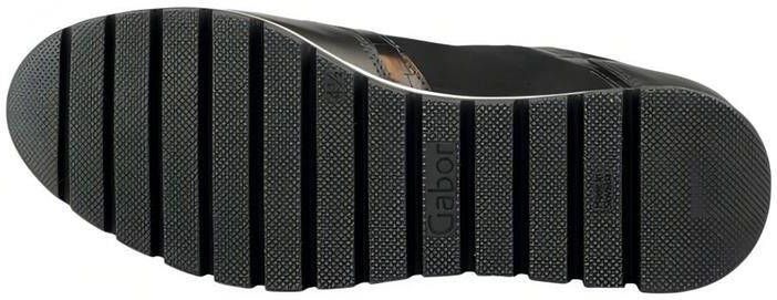 GABOR Lage sneakers Dames 438 Maat: 38 Materiaal: Leer Kleur: Zwart - Foto 8