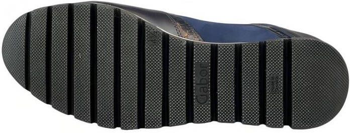 Gabor Marine Fluweelmand Sportieve Schoenen Blue Dames - Foto 6