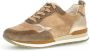 Gabor Beige Lage Sneakers met Gouden Accenten Beige Dames - Thumbnail 7