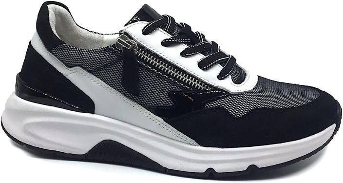 Gabor Rollingsoft Sneakers met sleehak in sportieve materialenmix - Foto 2