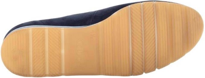 Gabor Blauwe Suède Comfort Ballerina Schoenen Blue Dames - Foto 19