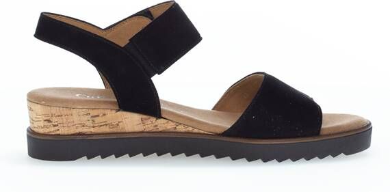 Gabor 22.750.47 schwarz(Kork schw) Sandalen - Foto 5