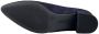 Gabor Marineblauwe Fluweel Pumps Blue Dames - Thumbnail 3