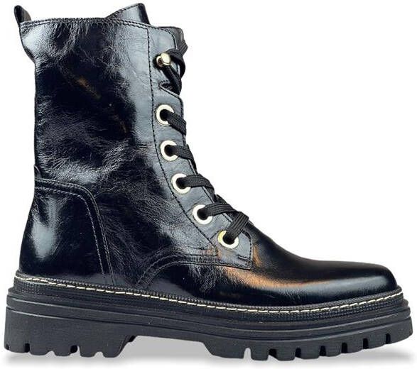GABOR Veterboots Dames 765.1 Leer Zwart - Foto 18