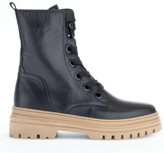 Gabor Zwarte Caramel Gesloten Booties Black Dames - Foto 9
