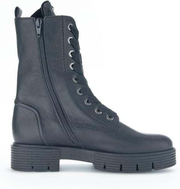 Gabor 745.4 Veterboots Laarzen Met Veters Dames Zwart - Foto 4
