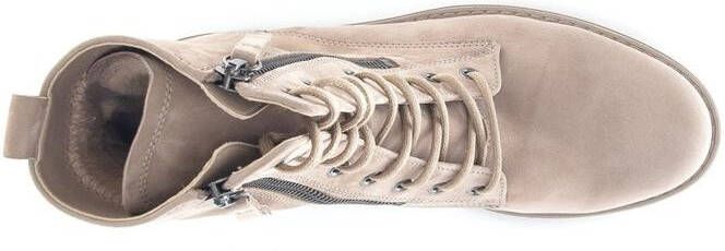 Gabor Beige Suède Veterschoen Beige Dames - Foto 6