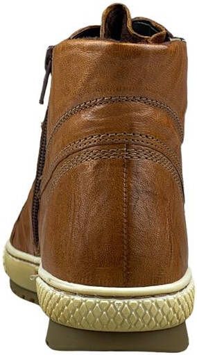 Gabor 754 Hoge sneakers Leren Sneaker Dames Cognac - Foto 5