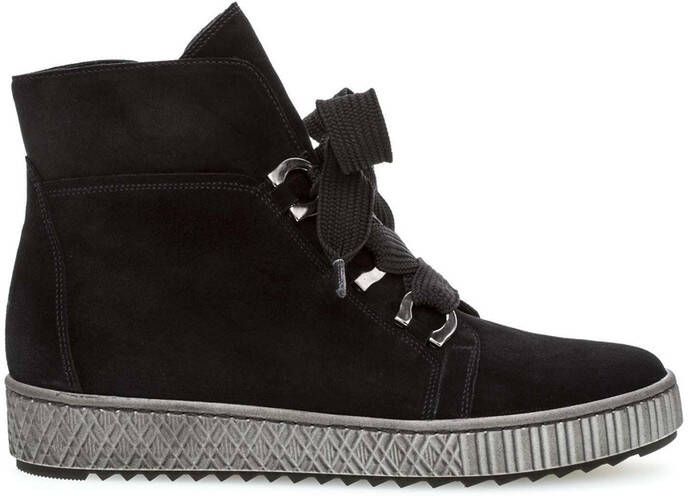 Gabor Zwarte Veterboots 760.2 - Foto 2