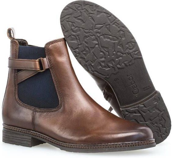 Gabor 54.670.36 Brown G-Wijdte Chelsea boots - Foto 4