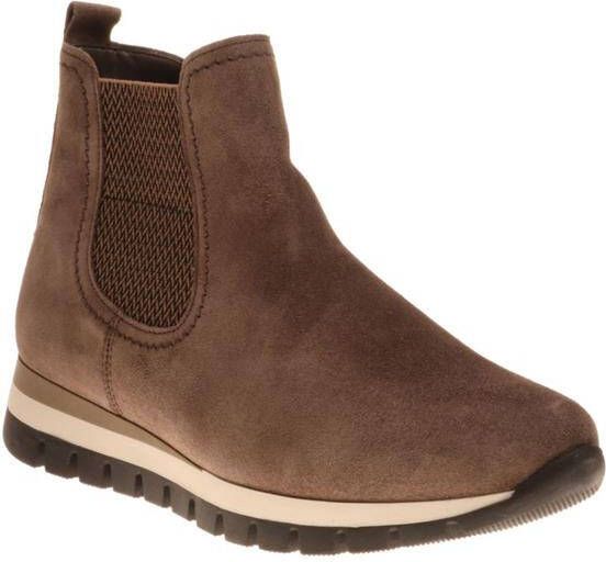 Gabor Stijlvolle Beige Suède Chelsea Laarzen met Comfortabele Pasvorm Beige Dames - Foto 3
