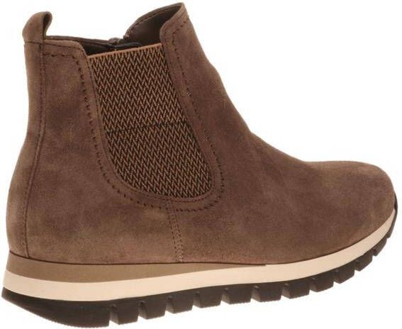 Gabor Stijlvolle Beige Suède Chelsea Laarzen met Comfortabele Pasvorm Beige Dames - Foto 3