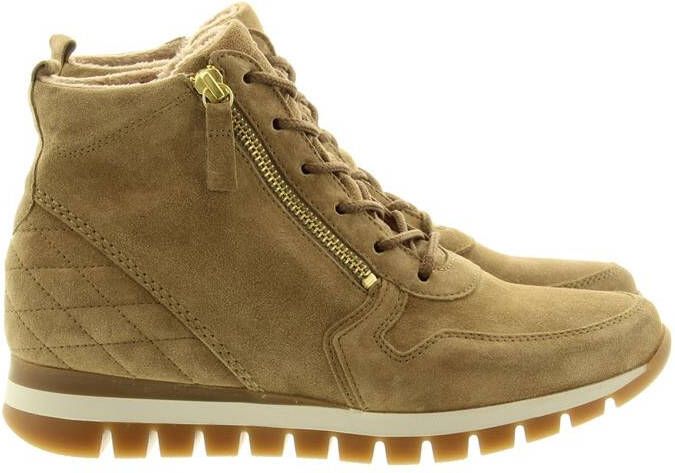 Gabor Comfort Hoge Sneakers H leest Bruin Dames - Foto 7