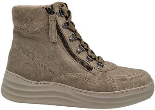 Gabor Beige Suède Enkellaars voor Dames Beige Dames - Foto 3