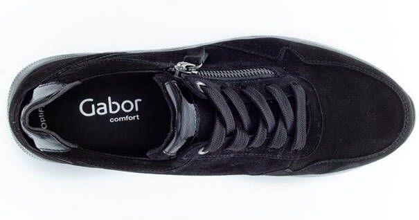 Gabor 96.587.47 Black H-Wijdte Veterschoenen - Foto 4