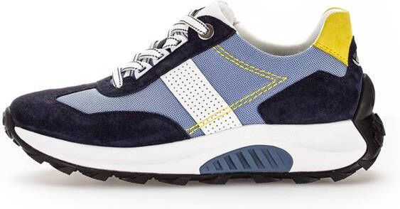 Gabor rollingsoft sensitive 26.914.36 dames rollende wandelsneaker blauw - Foto 3