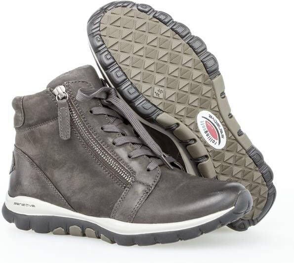 Gabor Rollingsoft Veterboot 96.868.39 Nubuck Donkergrijs 4½ 37½ - Foto 3