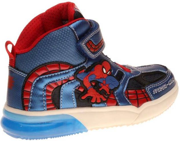 GEOX Sneakers J Grayjay Spiderman Blauw Rood Fashionwear Kind - Foto 7