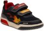 GEOX J Inek Boy jongens sneaker Blauw multi - Thumbnail 3