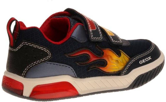 GEOX J Inek Boy jongens sneaker Blauw multi - Foto 6