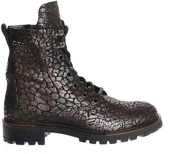 Giga G4039 Veterboots Laarzen Met Veters Meisjes Zwart - Foto 4