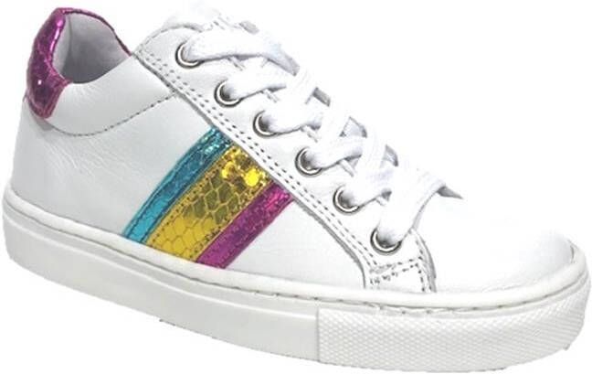 Giga Shoes G4140~~~~~~~~~~~~~~~~~~~~~~~~~ MeisjesLage schoenenKindersneakers Wit beige - Foto 4