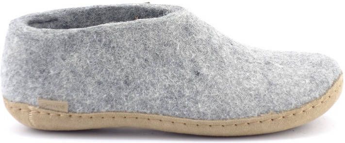 Glerups Schoen met leren zool-Grijs - Foto 3