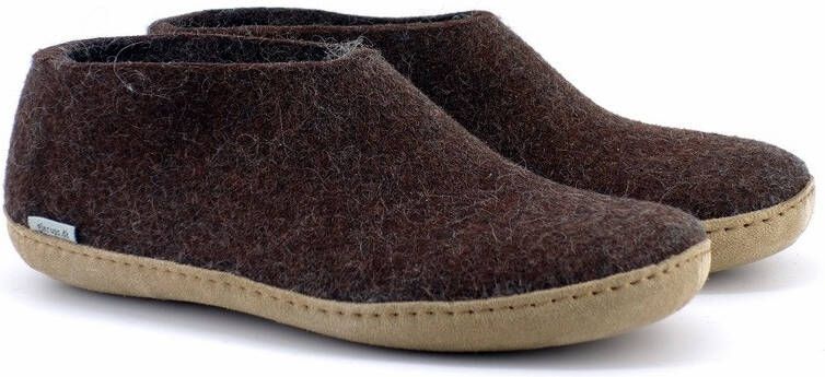 Glerups A Shoe Unisex Sloffen Bruin - Foto 4