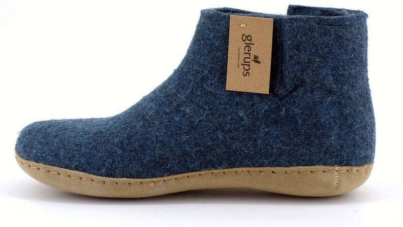 Glerups Gezellige Wollen Pantoffels Blue - Foto 7