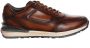 Greve Podium 7258 Lage sneakers Leren Sneaker Heren Cognac - Thumbnail 3