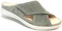 Hartjes 122.1116 99 70.00 Groene dames slipper met uitneembaar voetbed wijdte G - Thumbnail 5