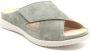 Hartjes 122.1116 99 70.00 Groene dames slipper met uitneembaar voetbed wijdte G - Thumbnail 3