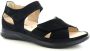 Hartjes Zwarte volwassen sandalen stijlvol en comfortabel - Thumbnail 4