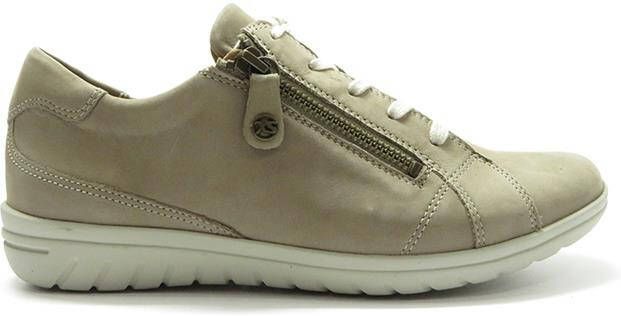 Hartjes Sneakers Dames Lage sneakers Damesschoenen Suède 162.0883 Taupe + - Foto 5