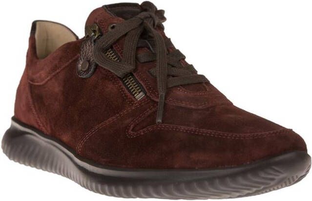 Hartjes Vrouwen Suède Lage sneakers Damesschoenen 112862 Roodbruin - Foto 13
